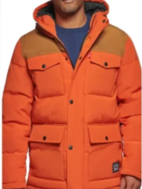 Buy Ghosts US Jay Orange Parka Coat