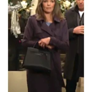 Buy Susan Walters The Young and the Restless Purple Wool Coat