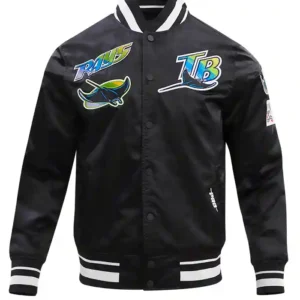 CLASSIC MENS RIB SATIN TAMPA devil rays jacket