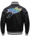 CLASSIC MENS RIB SATIN TAMPA devil rays jacket Back