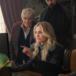 Cameron Diaz Back in Action Black Cotton Jacket