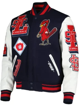 Cardinals Letterman Wool Varsity Jacket