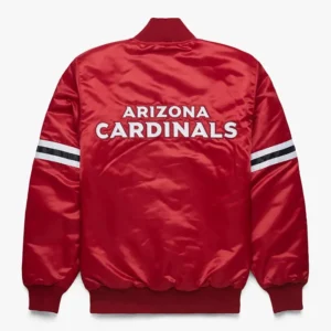 Cardinals Starter Red Bomber Vintage Jacket Back