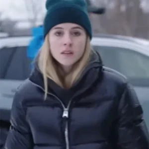 Carla Sehn The Are Murders Black Puffer Jacket For Sale