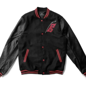 Carolina Hurricanes Black Wool Varsity Jacket