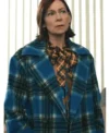 Carrie Preston Elsbeth S02 Blue Trench Coat