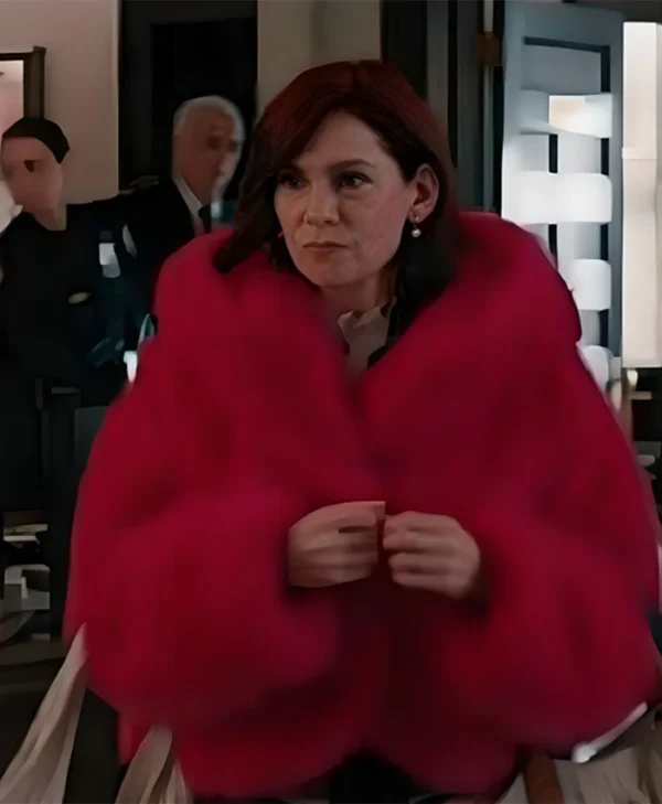 Carrie Preston Elsbeth S02 Fur Coat For Sale