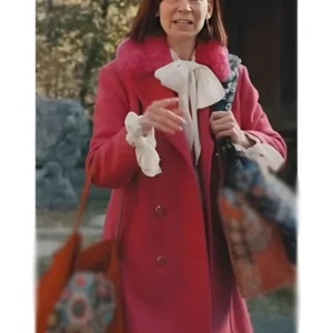 Carrie Preston Elsbeth S02 Pink Coat For Sale