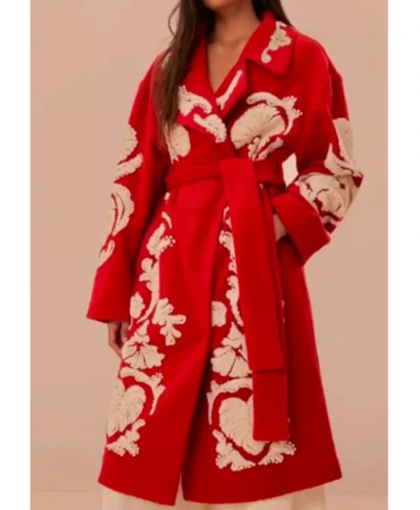 Carrie Preston Elsbeth S02 Red Coat For Sale
