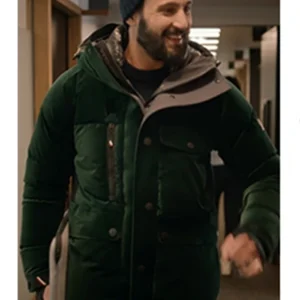 Cedric Bellanger SUPER MALES Green Puffer Jacket