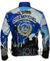 Championship Golden State Warriors Leather Jacket back