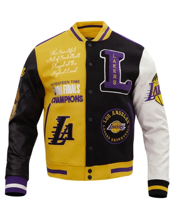 Championship Varsity Wool lakers varsity jacket 1