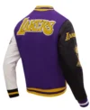 Championship Varsity Wool lakers varsity jacket Back