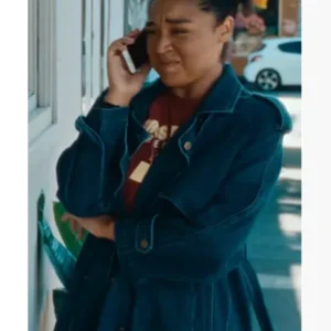 Chanelle Apple Cider Vinegar Denim Trench Coat