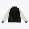 Charlotte Black And White Full Snap Bomber Jacket Back