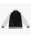 Charlotte Black And White Full Snap Bomber Jacket Back