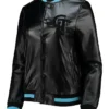 Charlotte FC Black Bomber Leather Jacket