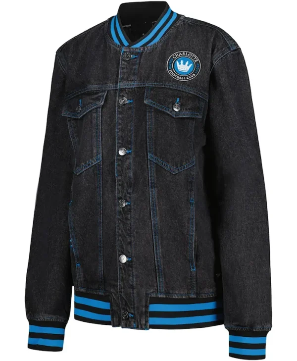 Charlotte FC Jean Bomber Jacket