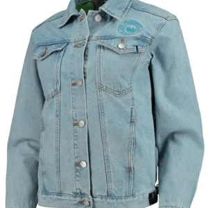 Charlotte FC Jean Ful Snap Bomber Jacket