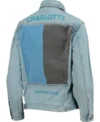 Charlotte FC Jean Ful Snap Bomber Jacket Back