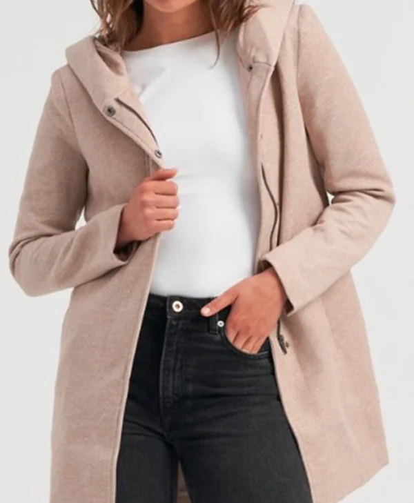 Charlotte Fountain Jardim Doc Hooded Coat For Sale
