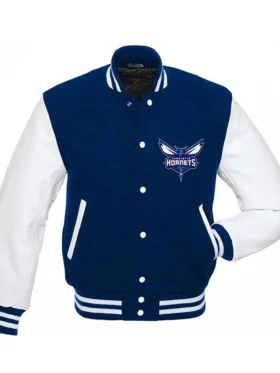 Charlotte Hornets Varsity Wool Full Snap Jacket