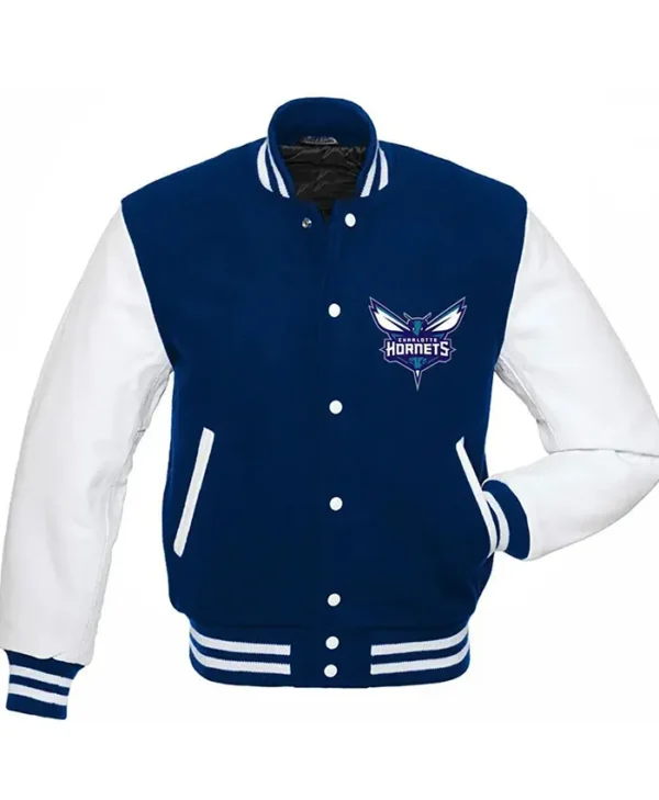 Charlotte Hornets Varsity Wool Full Snap Jacket