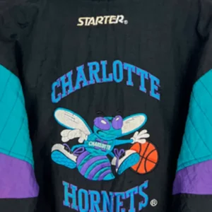 Charlotte Hornets Vintage Starter Jacket Style