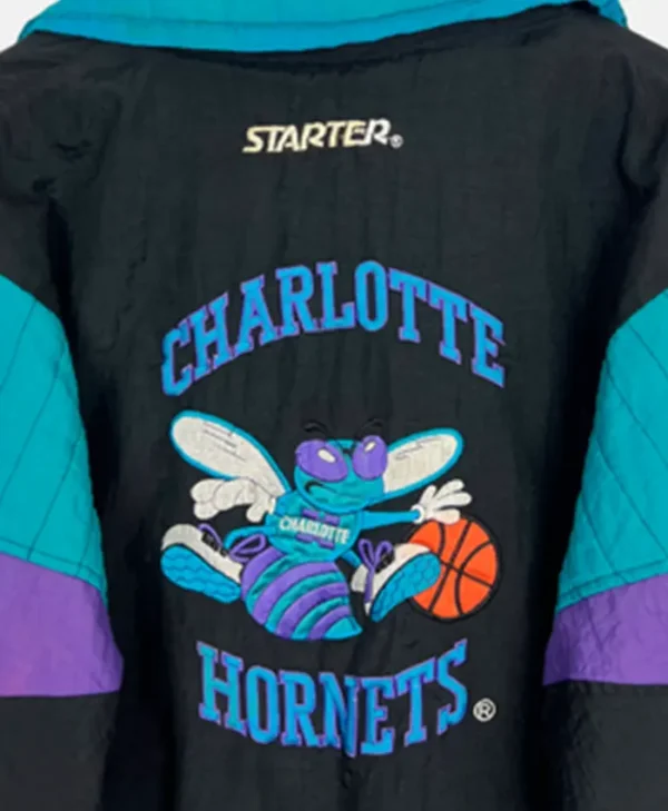 Charlotte Hornets Vintage Starter Jacket Style