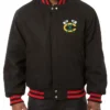 Chicago Blackhawks Black Wool Jacket