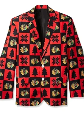 Chicago Blackhawks Printed Blazer