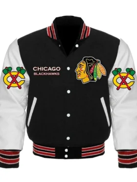 Chicago Blackhawks Varsity Jacket