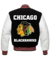 Chicago Blackhawks Varsity Jacket Back