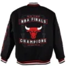 Chicago Bull Championship Black Bomber Jacket