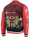 Chicago Bull Red Championship Varsity Jacket
