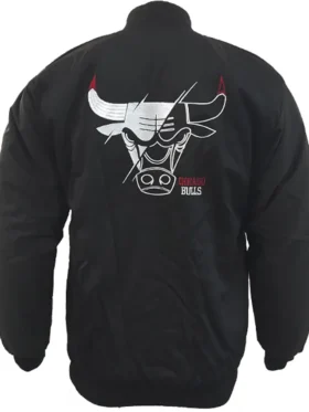 Chicago Bulls Black Bomber Jacket