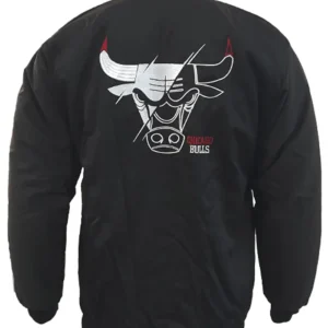 Chicago Bulls Black Bomber Jacket