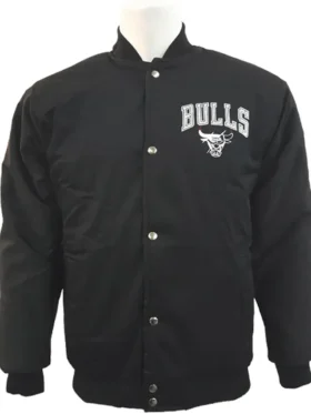 Chicago Bulls Black Bomber Jacket Sale