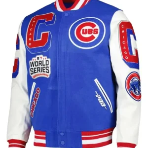 Chicago Cubs Letterman Wool Varsity Jacket