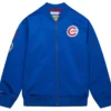 Chicago Cubs Navy Blue Zipper Bomber Jacket