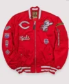 Chicago Cubs Red Ma 1 Bomber Jacket