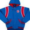 Chicago Cubs Vintage Bomber Hooded Starter Jacket