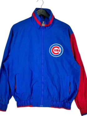 Chicago Cubs Vintage Zipper Bomber Jacket