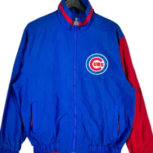 Chicago Cubs Vintage Zipper Bomber Jacket