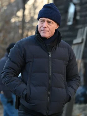 Chicago PD S12 Jason Beghe Black Puffer Jacket