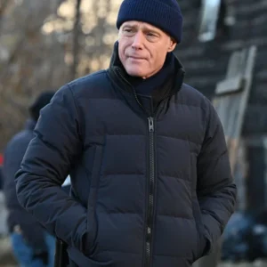 Chicago PD S12 Jason Beghe Black Puffer Jacket