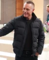 Chicago PD S12 Jason Beghe Black Puffer Jacket Front
