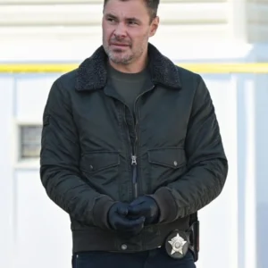 Chicago PD S12 Patrick John Flueger Black Jacket