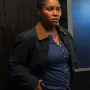 Chicago PD S12 Toya Turner Black Cotton Jacket