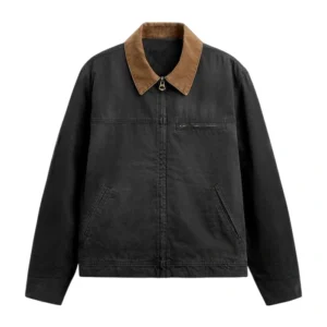 Chicago PD S12 Toya Turner Black Cotton Jacket Front